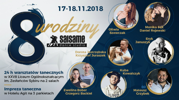 8 Urodziny SALSAme Dance Studio | 17-18.11.2018 Lublin