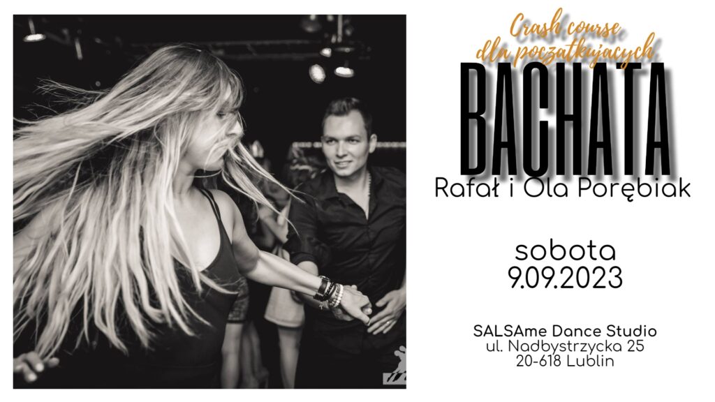 BACHATA crash course z Porębiakami w SALSAme 9.09.2023