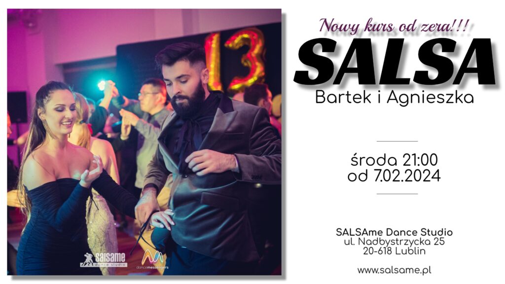 SALSA od zera z Bartkiem i Agnieszką w SALSAme 07.02.2024